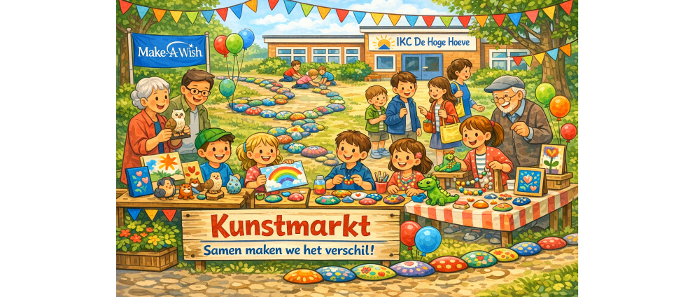 Geld inzamelen | Kunstmarkt IKC Samen maken we het verschil | Doneeractie