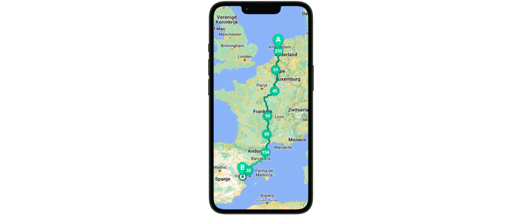 Geld inzamelen | lopen van nederland naar spanje | Doneeractie