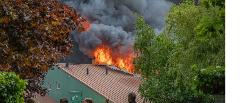 Brand Sanjes Zoo | Geld inzamelen