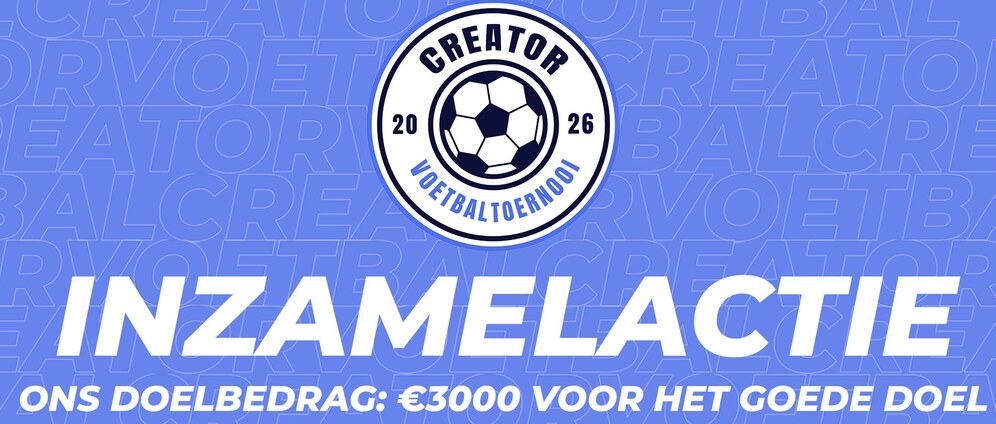 Geld inzamelen | Creator Voetbaltoernooi 2026 | Doneeractie