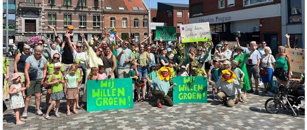 Samen voor een groene speelplaats Vrije Basisoefenschool, Wijnegem | Geld inzamelen