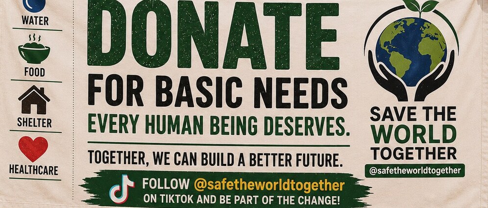 Geld inzamelen | safe the world together | Doneeractie