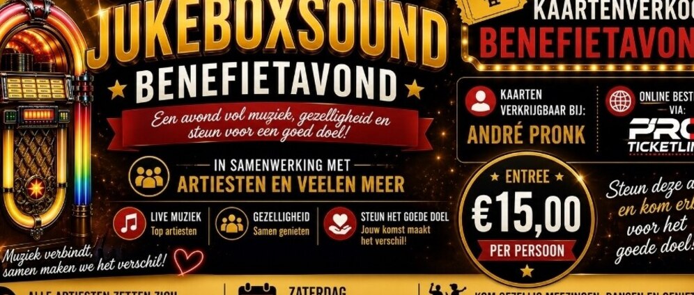 Geld inzamelen | Artiest avond voor het goede doel | Doneeractie