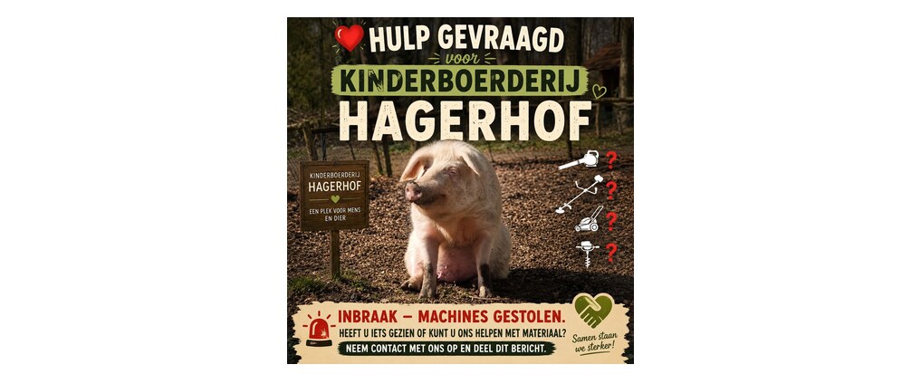 Geld inzamelen | Van tegenslag naar herstel help Kinderboerderij Hagerhof | Doneeractie