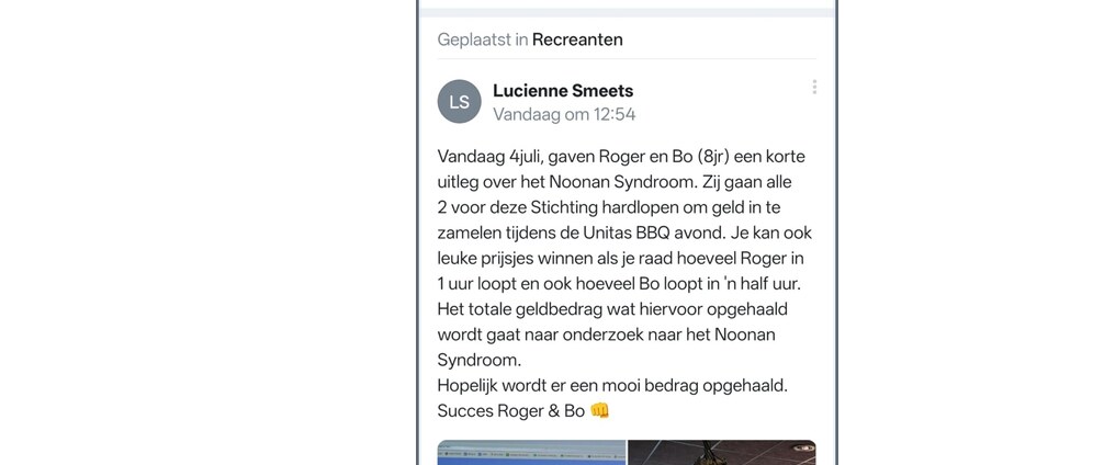 Geld inzamelen | Noonanrun 2026 | Doneeractie