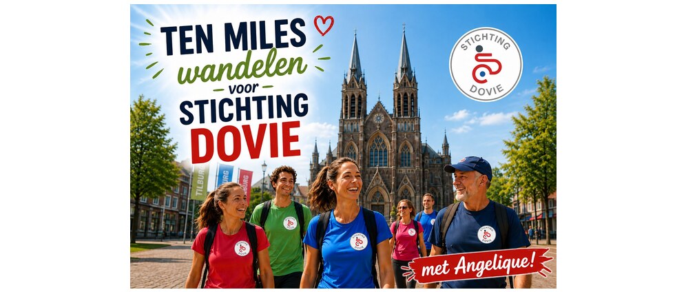 Geld inzamelen | Angelique wandelt de Tilburg Ten Miles voor Stichting DOVIE | Doneeractie
