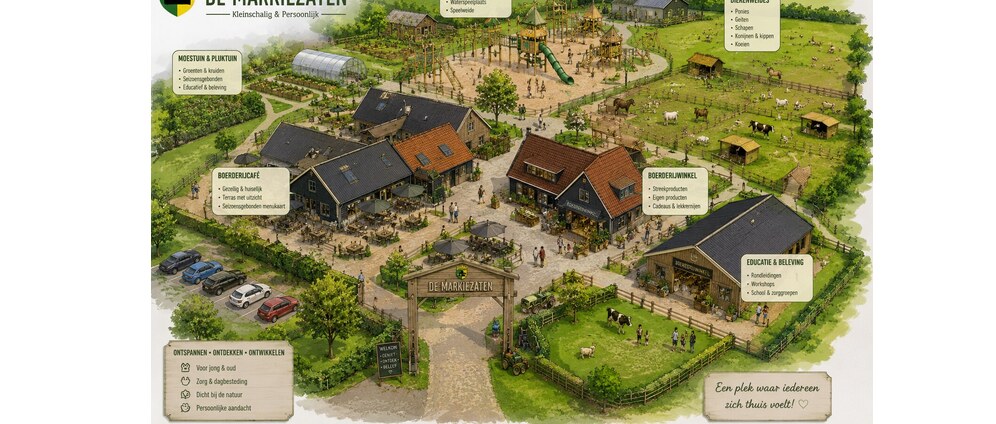 Geld inzamelen | Bouw mee aan Zorgboerderij De Markiezaten Versterk onze veilige plek voor zorg en natuur | Doneeractie