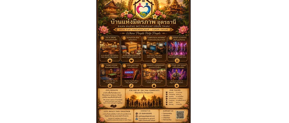 Geld inzamelen | Community Center Thailand | Doneeractie