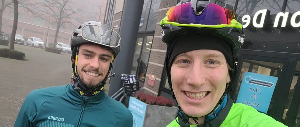 Karel en Joep fietsen voor KWF! | Geld inzamelen