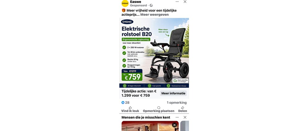 Geld inzamelen | Rolstoel | Doneeractie