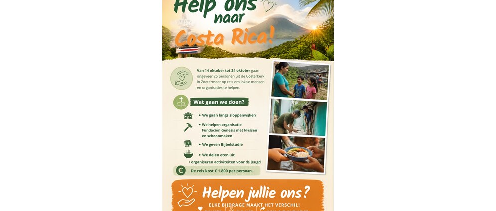 Geld inzamelen | Costa Rica | Doneeractie