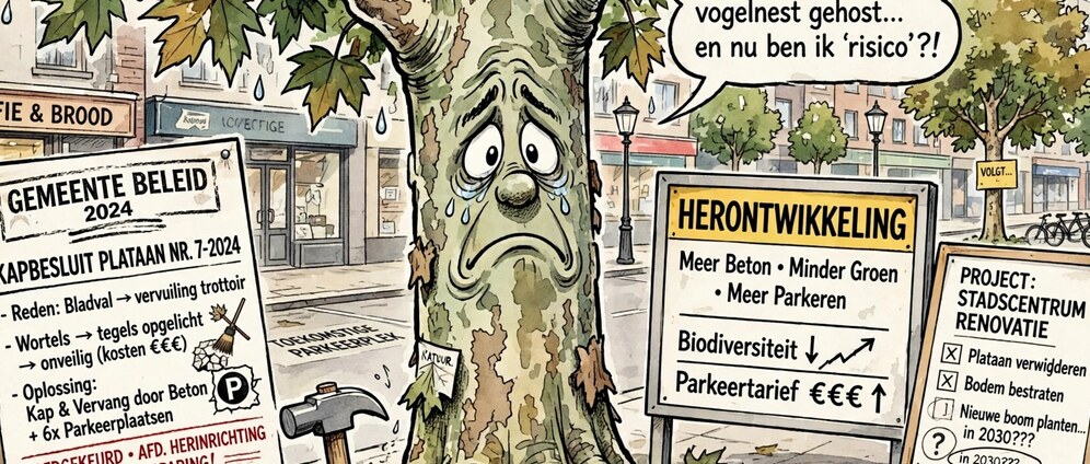 Geld inzamelen | Red onze platanen Hasseltse Dreef | Doneeractie
