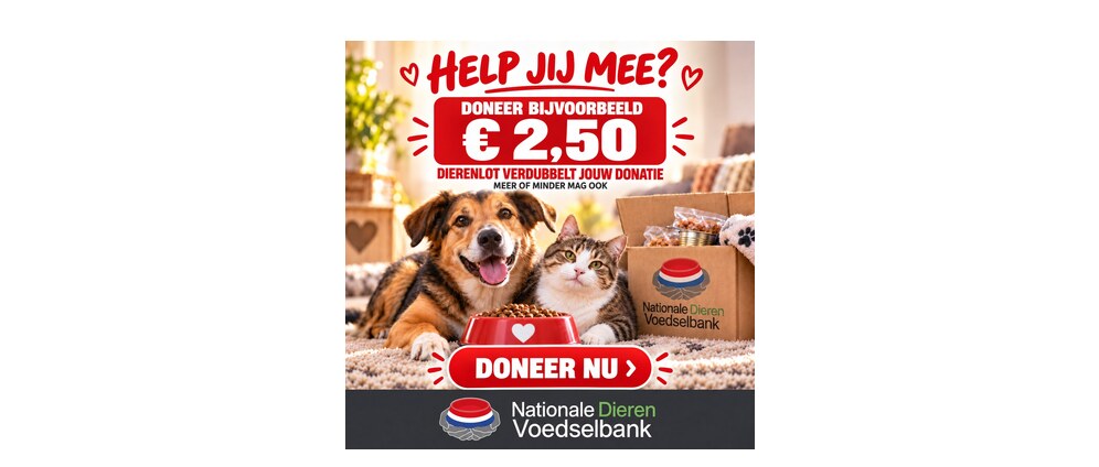Geld inzamelen | DierenLot ACTIE | Doneeractie