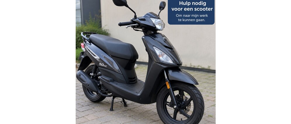 Geld inzamelen | Help mij om een scooter te kopen zodat ik naar mijn werk kan blijven gaan | Doneeractie